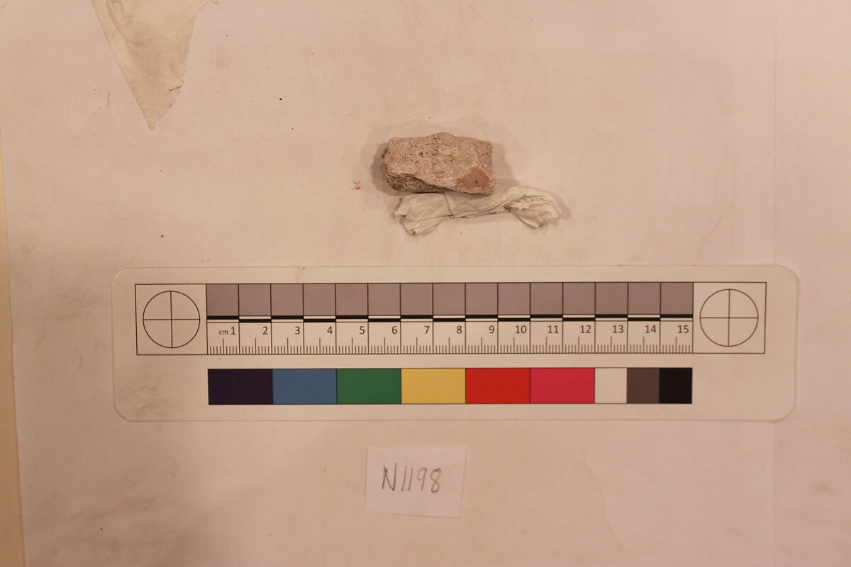 Stucco Fragment, Stucco; carved