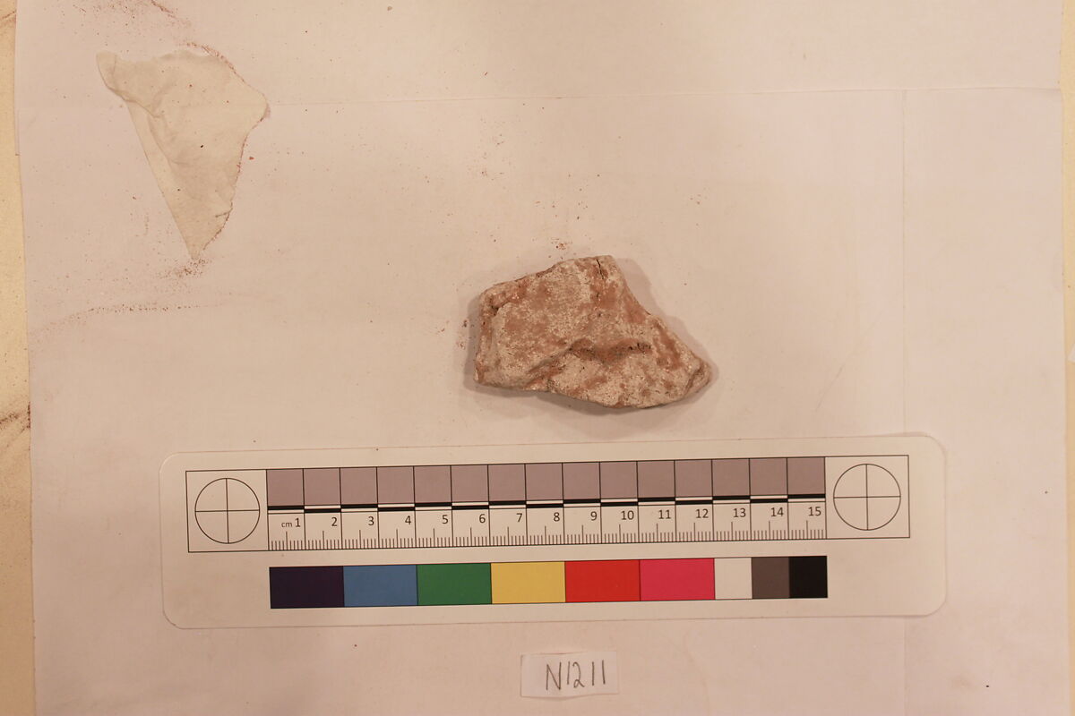 Stucco Fragment, Stucco; carved