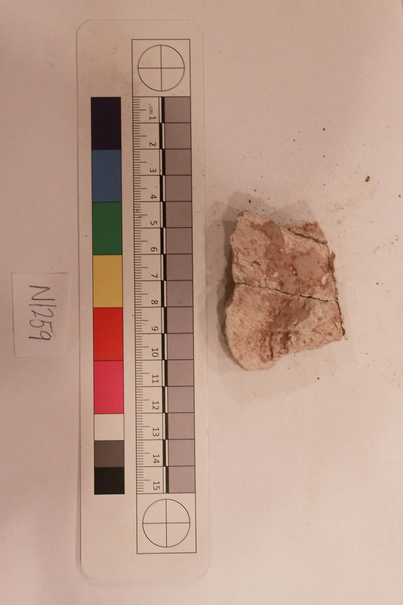 Stucco Fragment, Stucco; carved