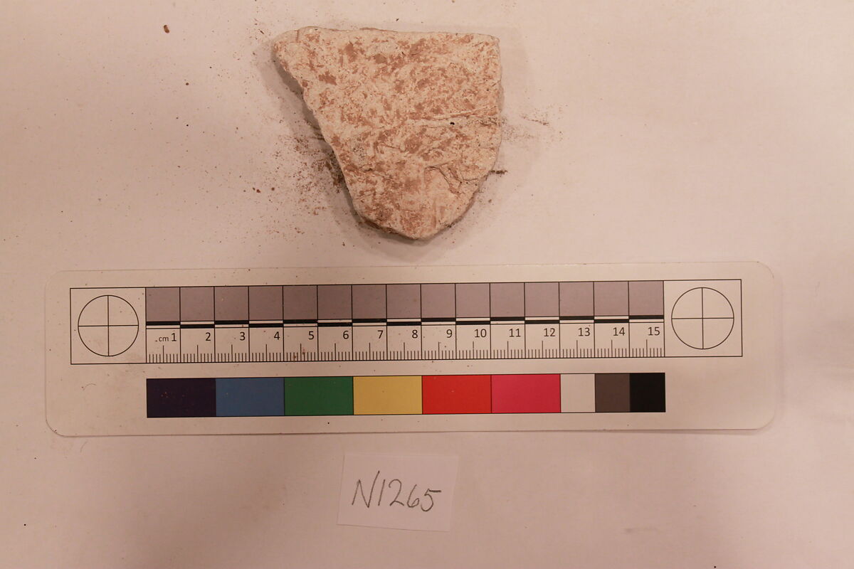 Stucco Fragment, Stucco; carved