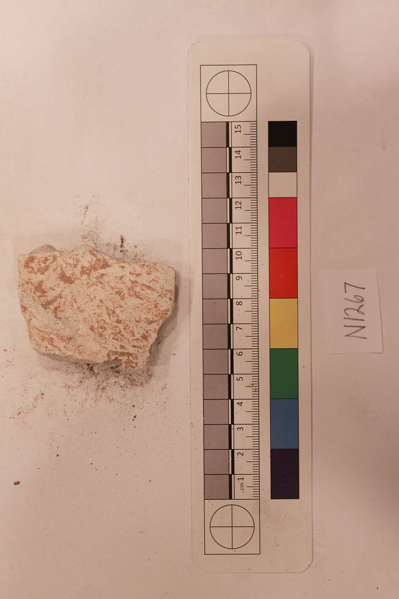 Stucco Fragment, Stucco; carved