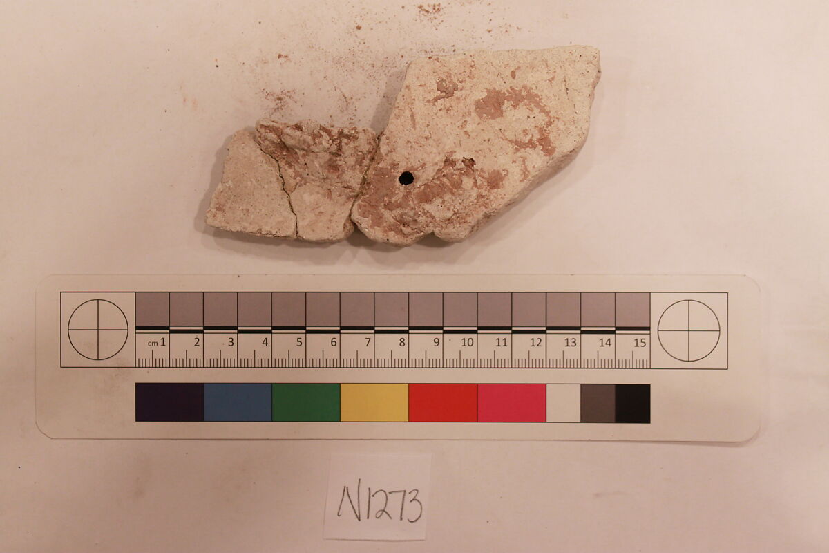 Stucco Fragment, Stucco; carved
