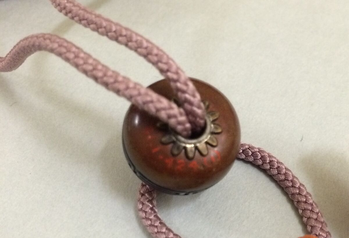 Ojime, Metal bead, Japan