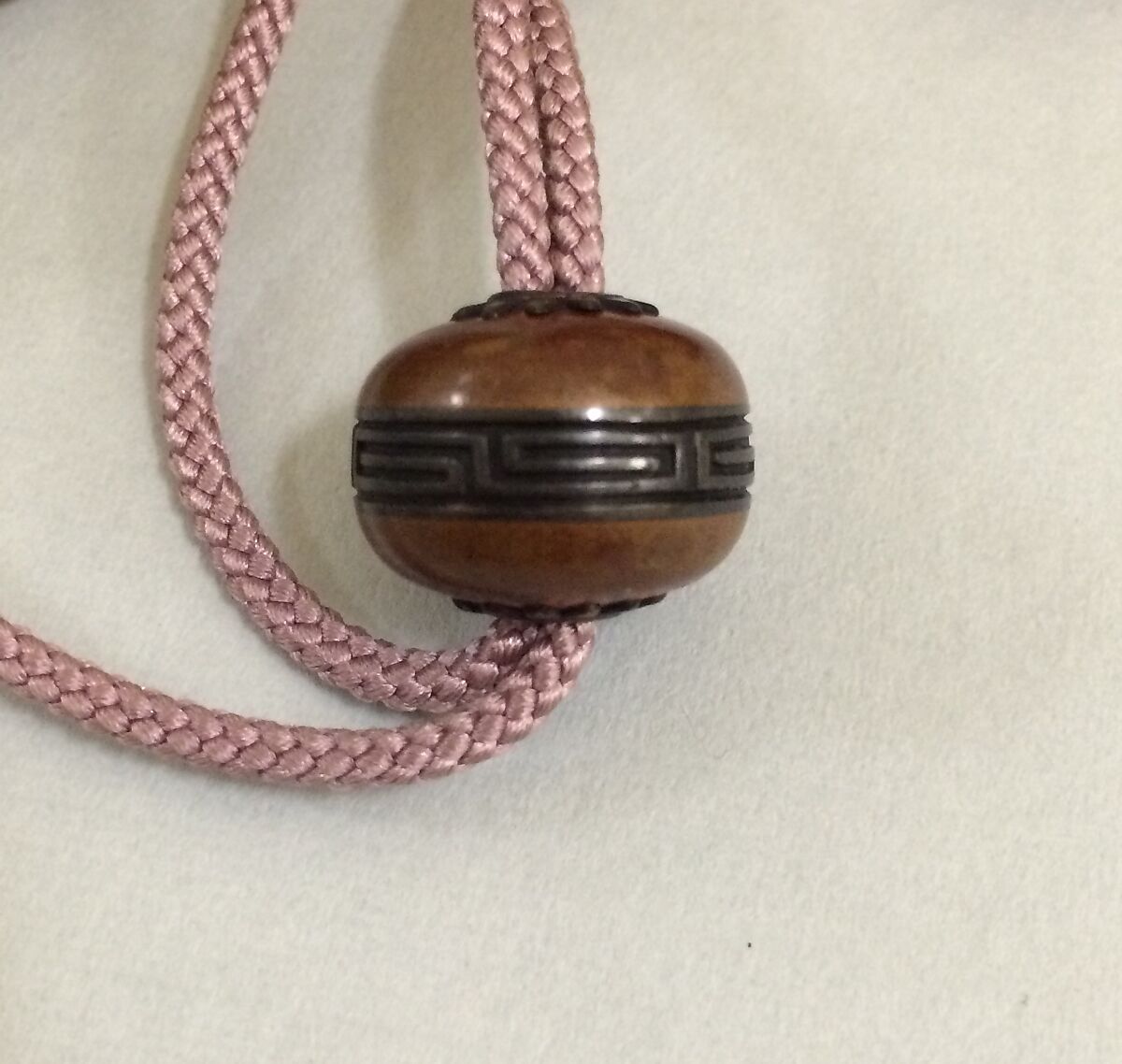 Ojime, Metal bead, Japan 