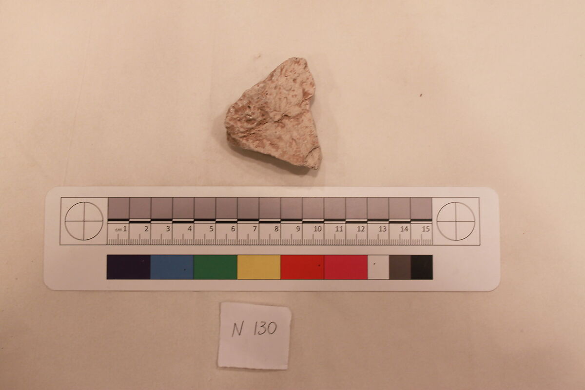 Stucco Fragment, Stucco; carved