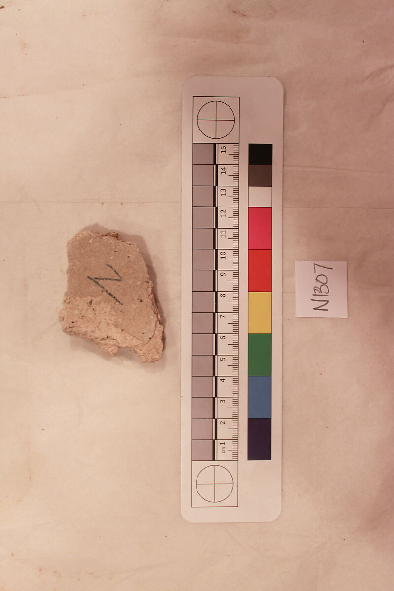 Stucco Fragment, Stucco (mortar); carved