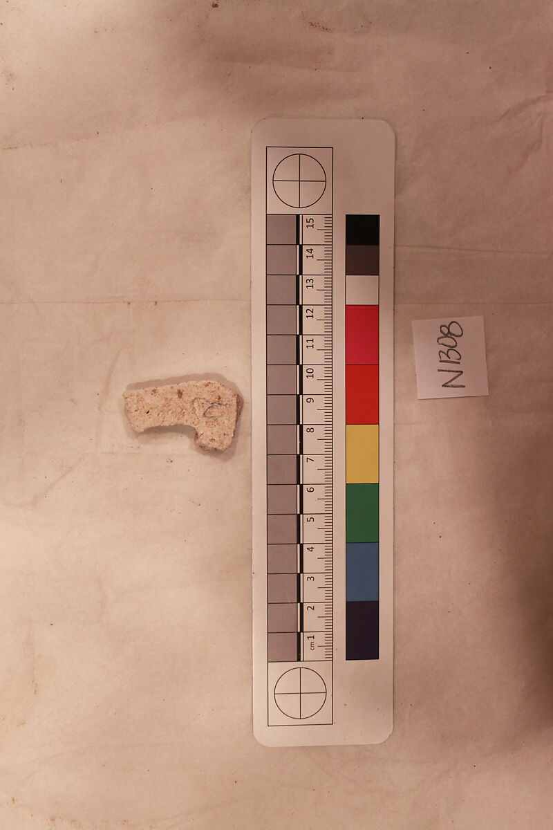 Stucco Fragment, Stucco (mortar); carved