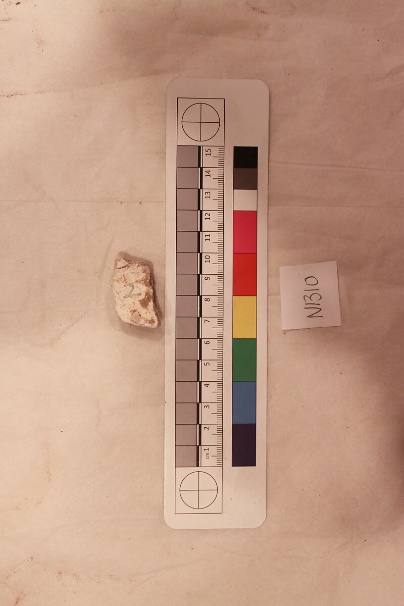 Stucco Fragment, Stucco (mortar); carved