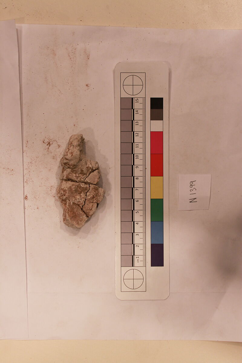 Stucco Fragment, Stucco (mortar); carved