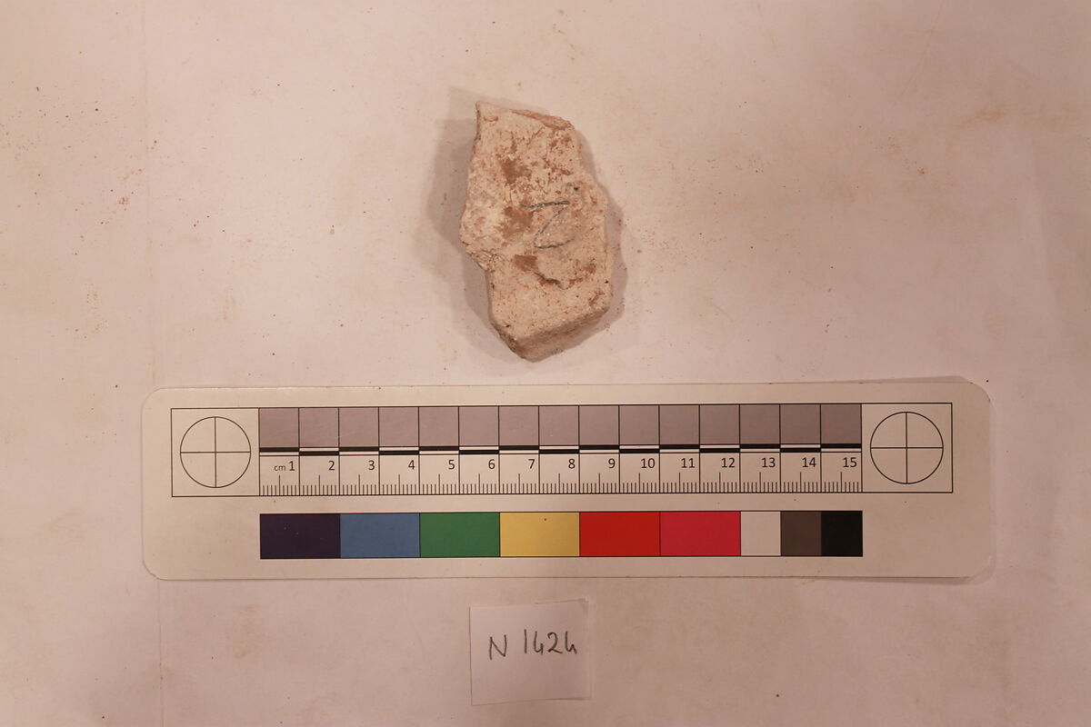 Stucco Fragment, Stucco (mortar); carved