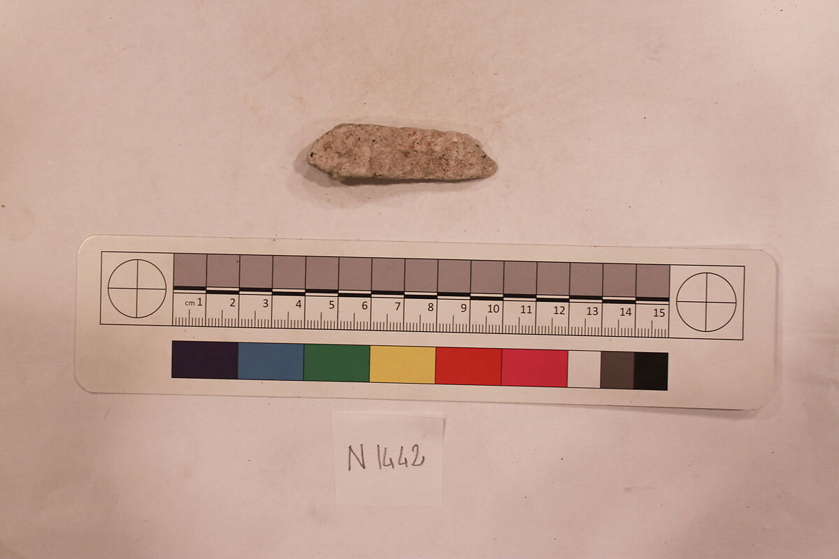 Stucco Fragment, Stucco; carved