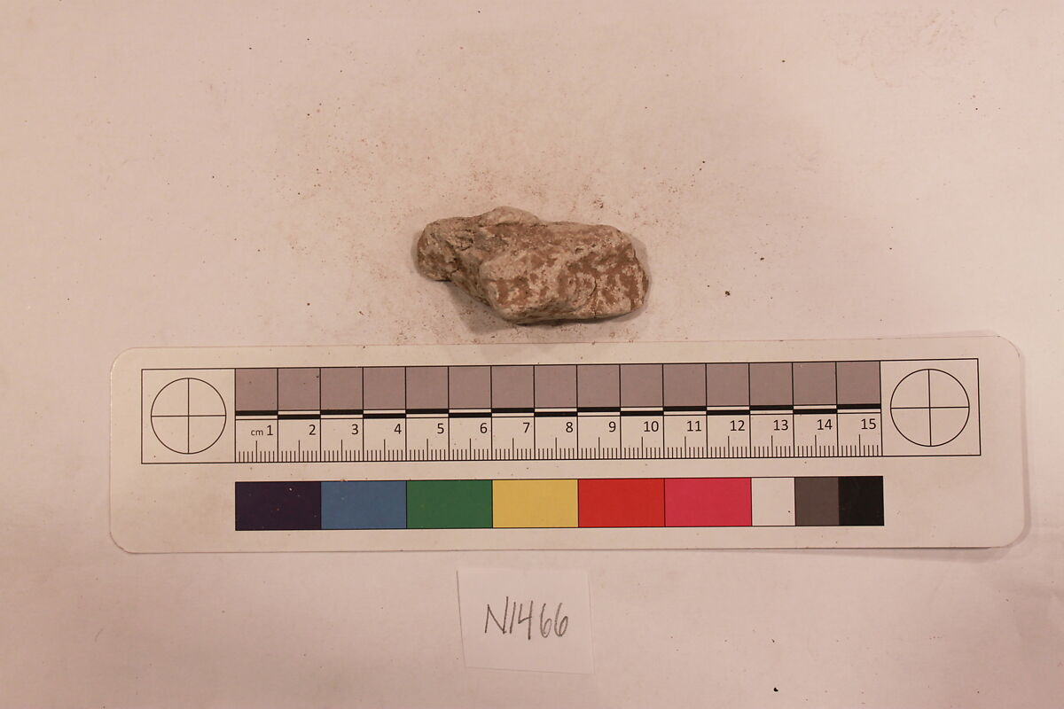 Stucco Fragment, Stucco; carved