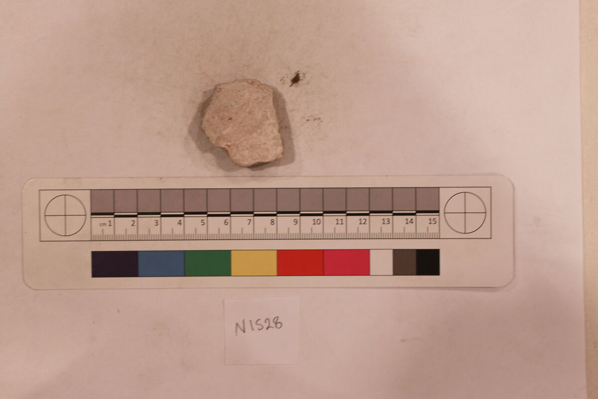 Stucco Fragment, Stucco; carved, painted
