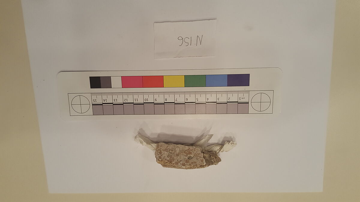 Stucco Fragment, Stucco; carved
