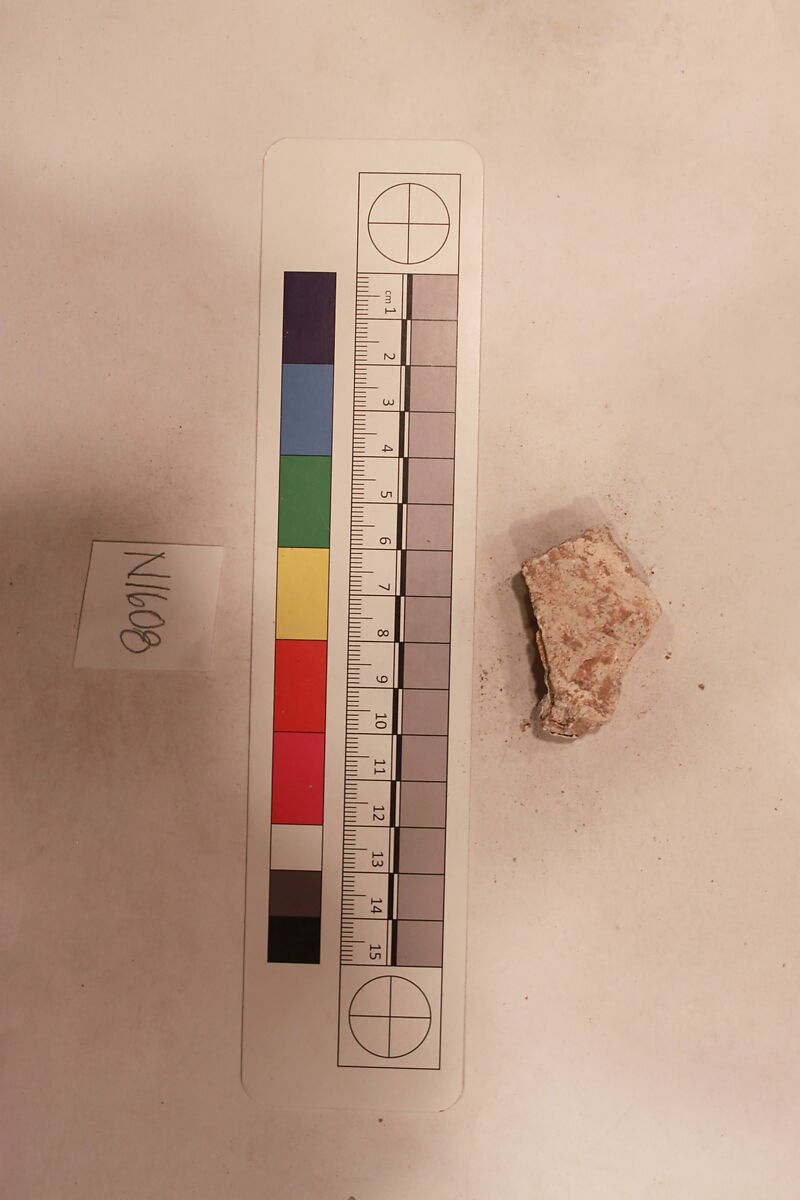 Stucco Fragment, Stucco; carved