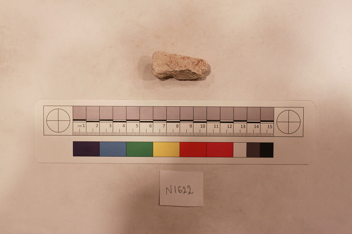 Stucco Fragment, Stucco; carved