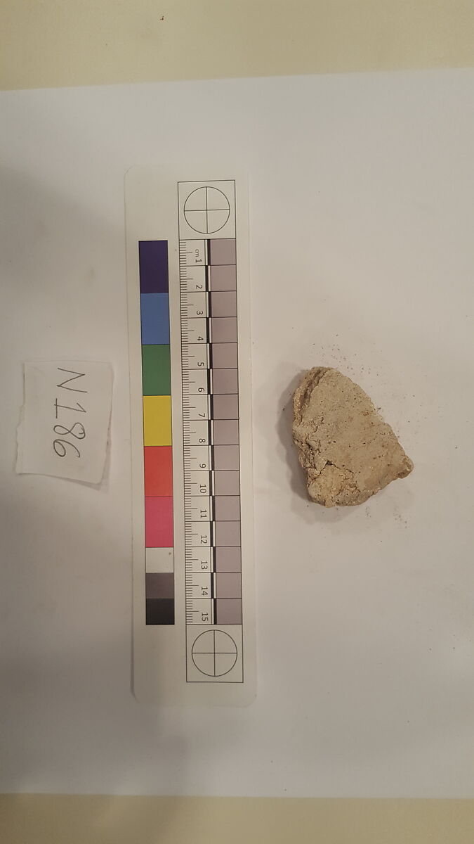 Stucco Fragment, Stucco; carved