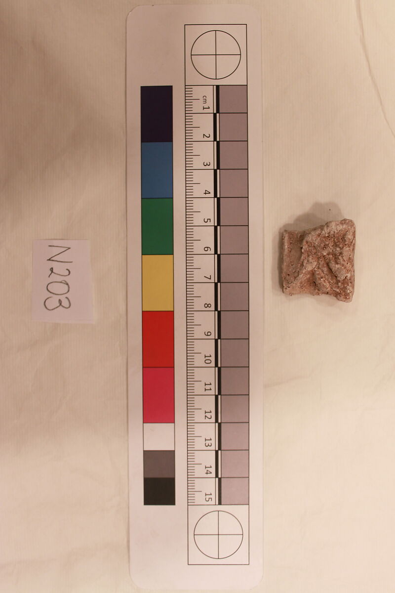 Stucco Fragment, Stucco; carved