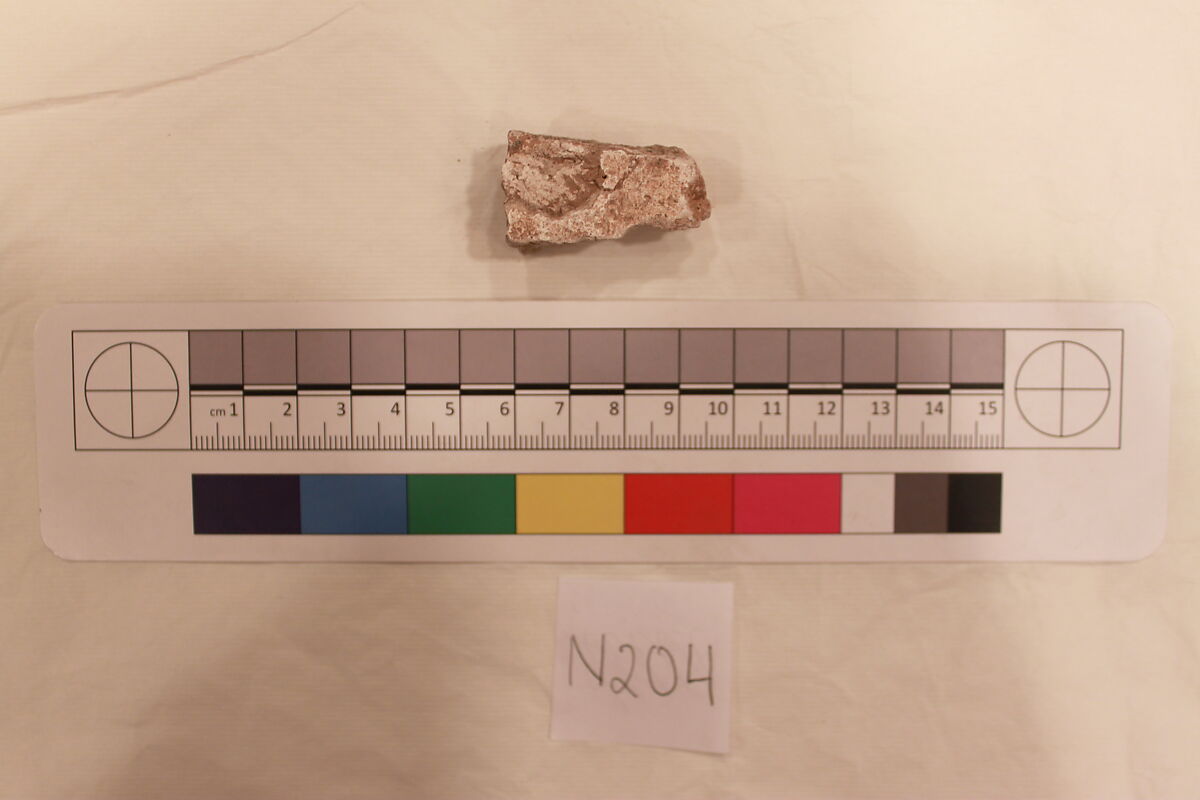 Stucco Fragment, Stucco; carved
