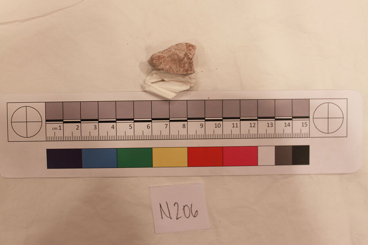 Stucco Fragment, Stucco; carved