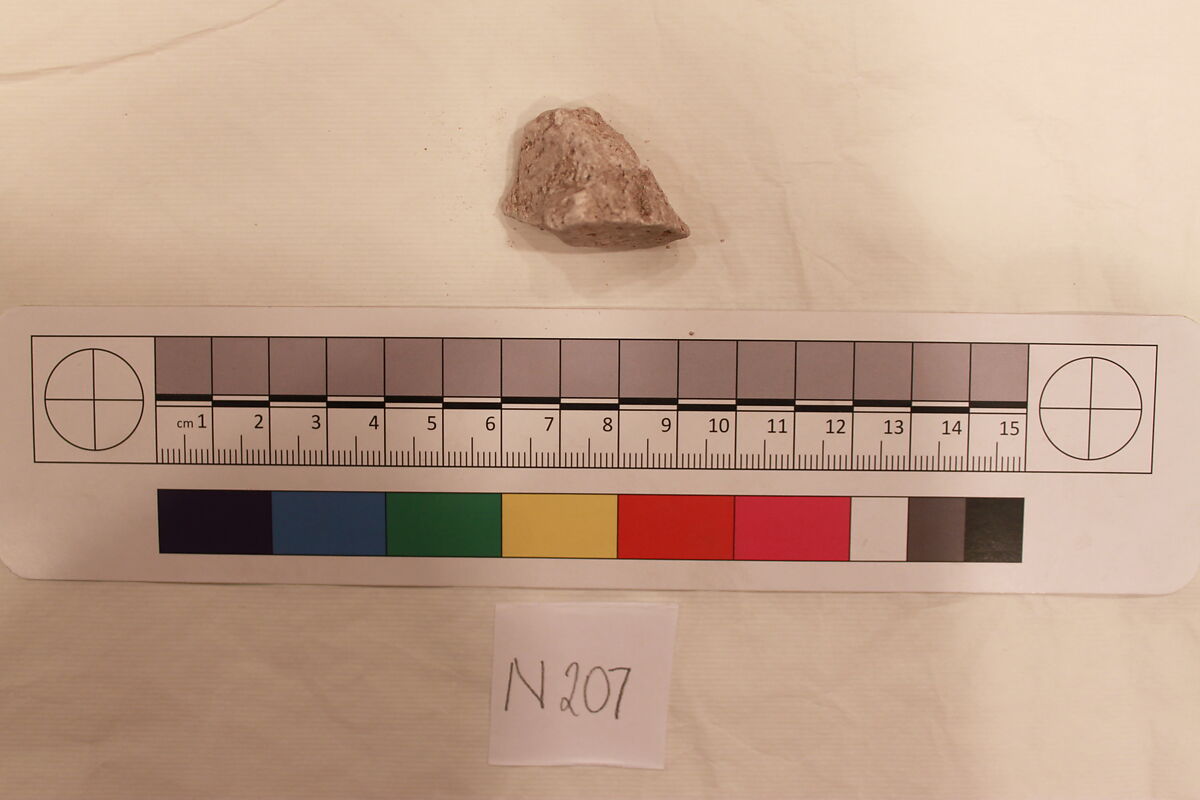 Stucco Fragment, Stucco; carved