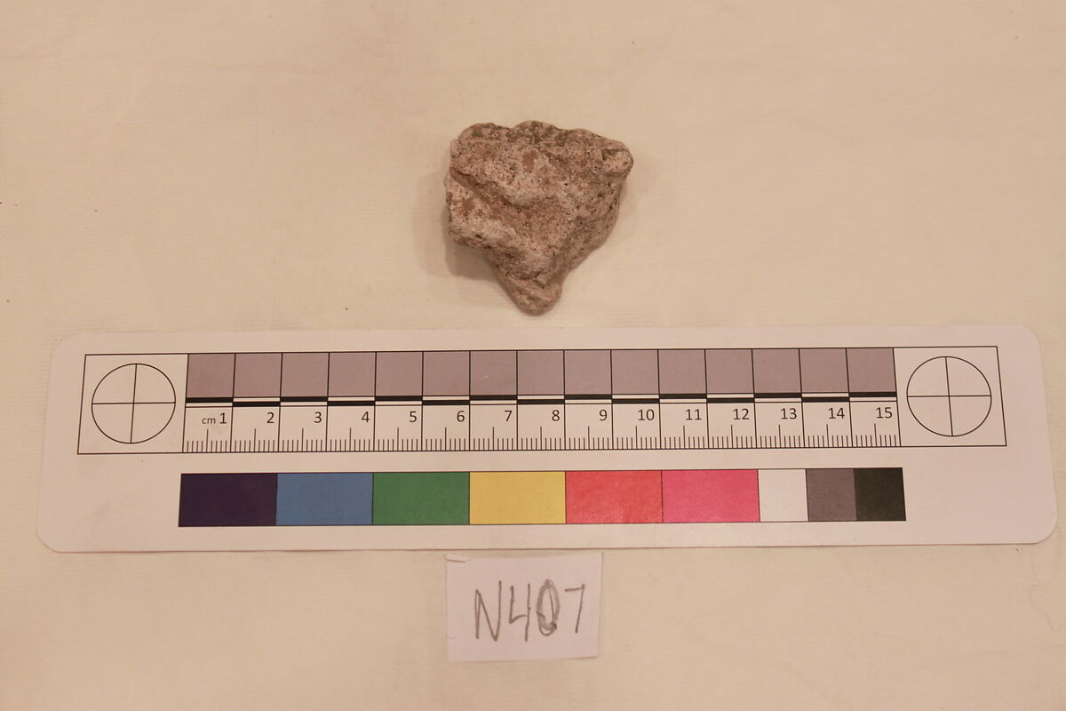 Stucco Fragment, Stucco; carved 