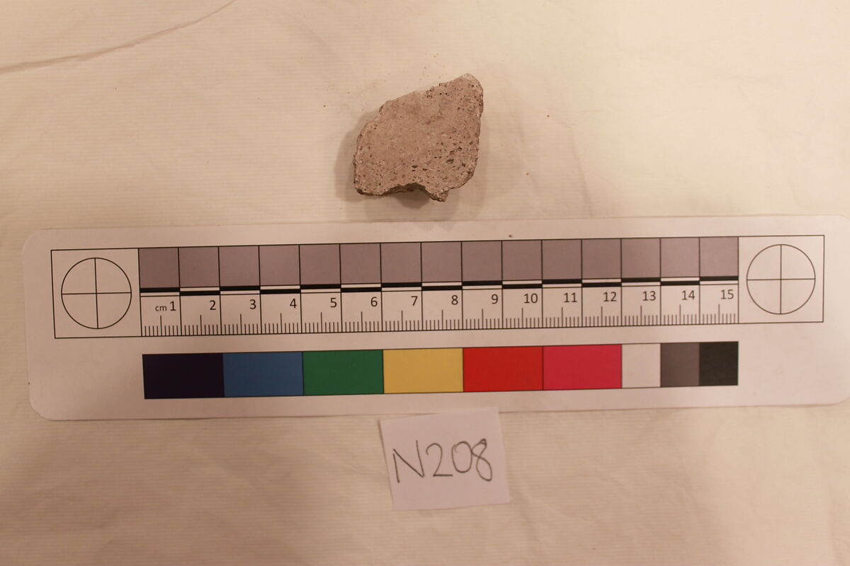 Stucco Fragment, Stucco; carved