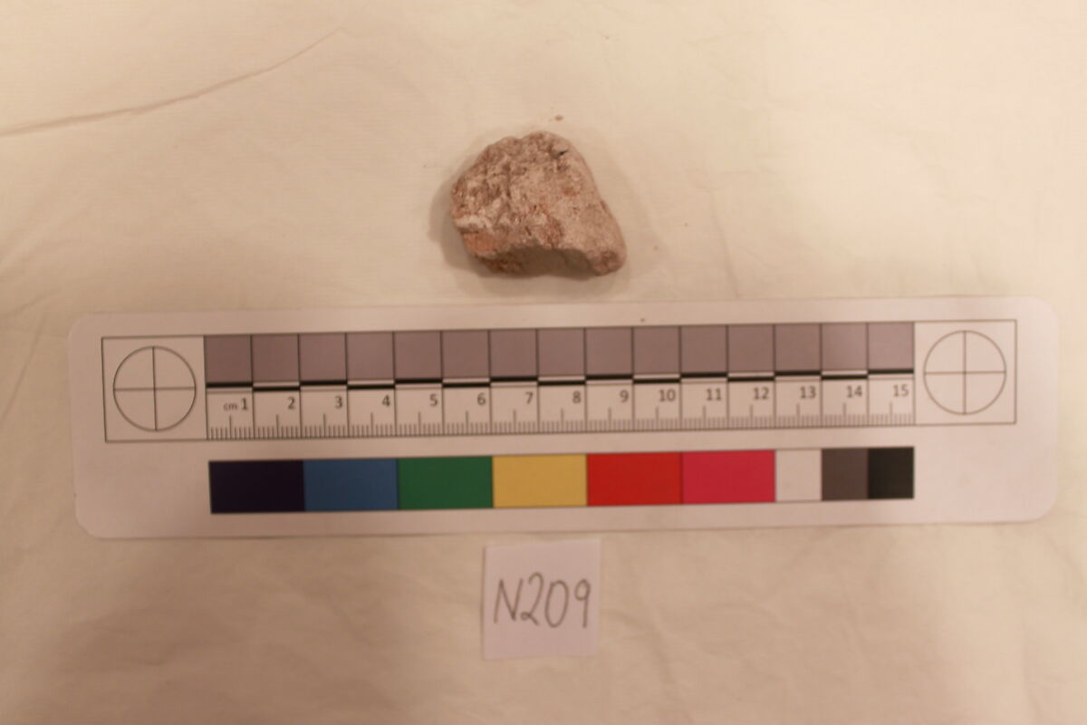 Stucco Fragment, Stucco; carved