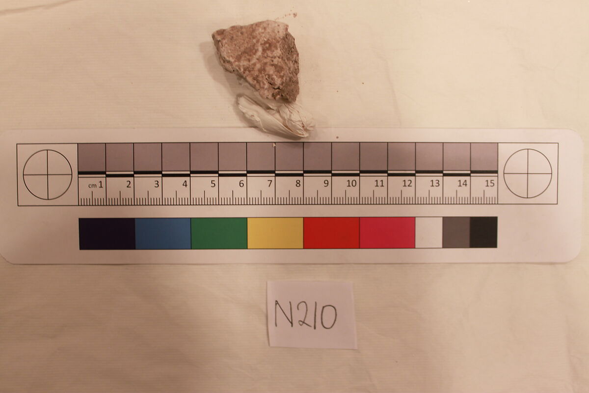 Stucco Fragment, Stucco; carved