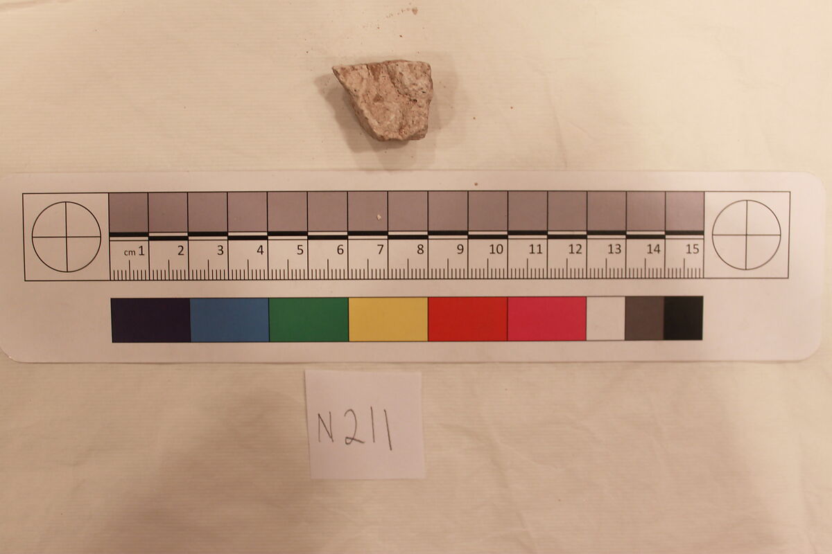 Stucco Fragment, Stucco; carved