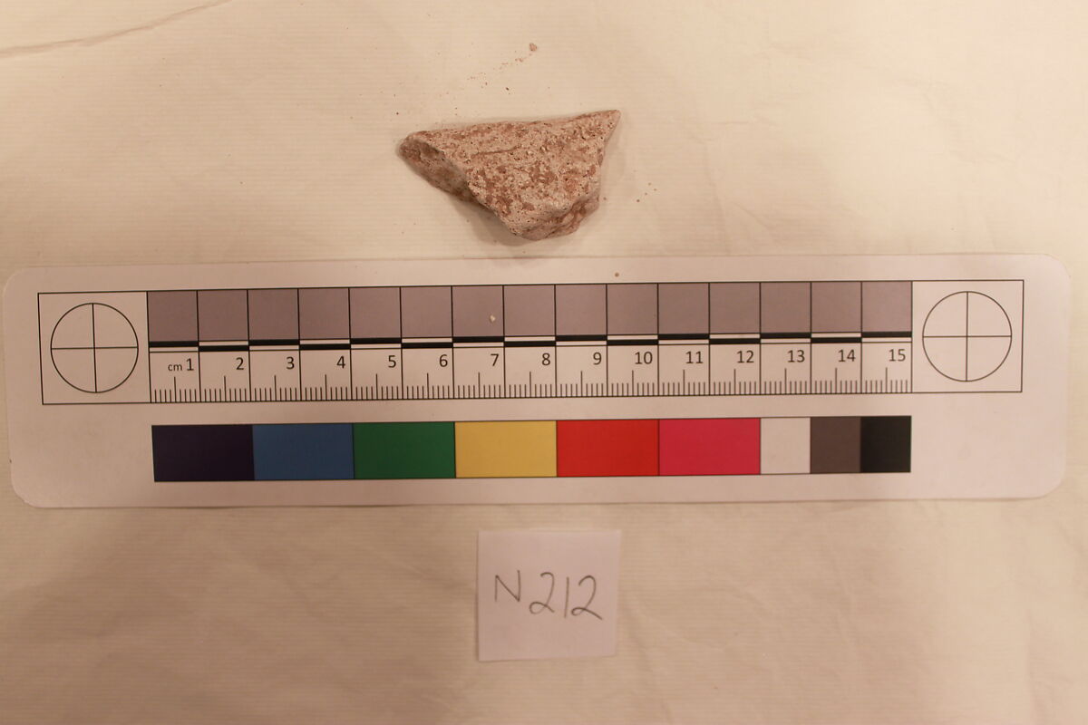 Stucco Fragment, Stucco; carved