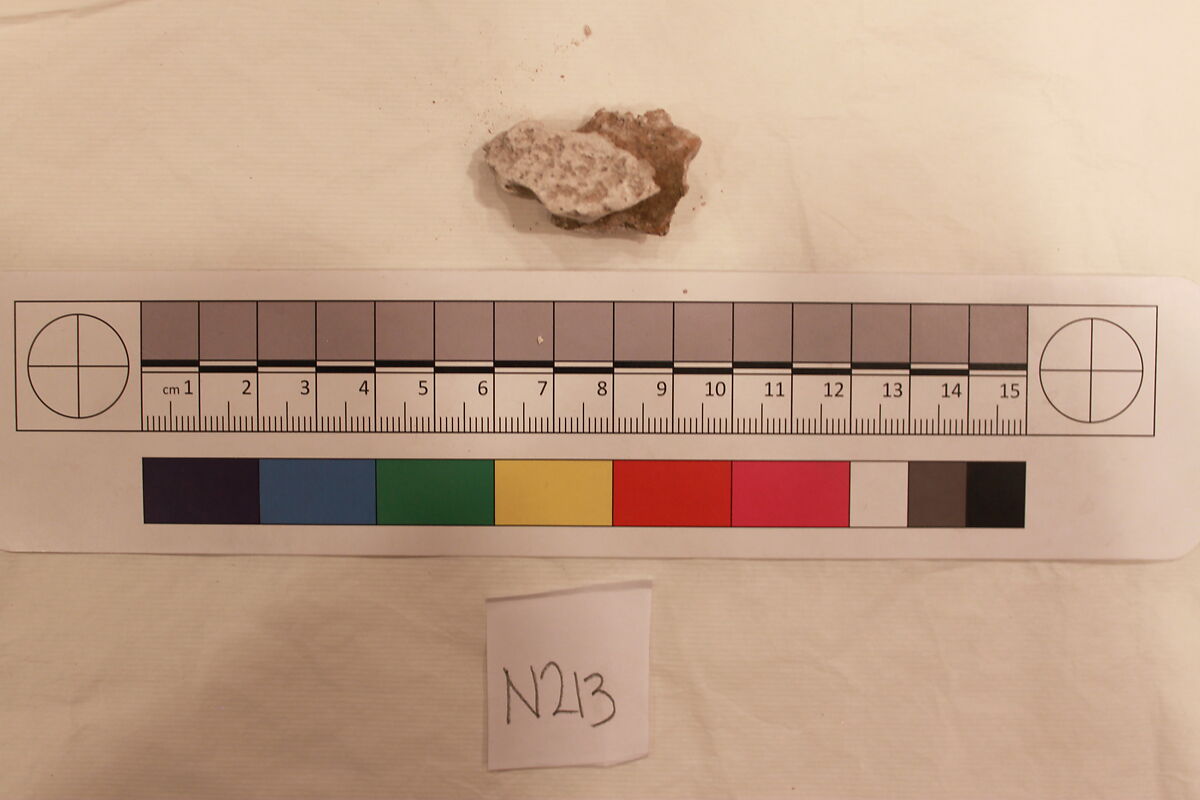 Stucco Fragment, Stucco; carved