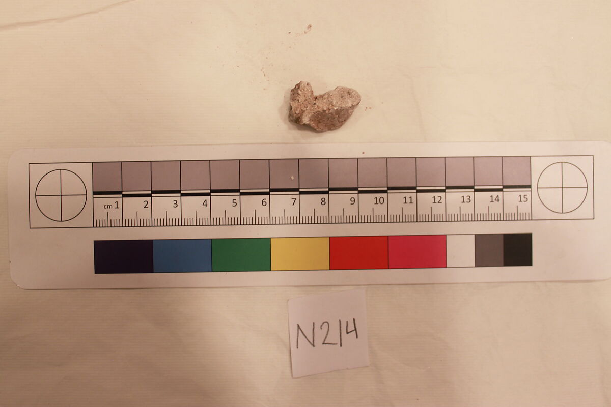 Stucco Fragment, Stucco; carved