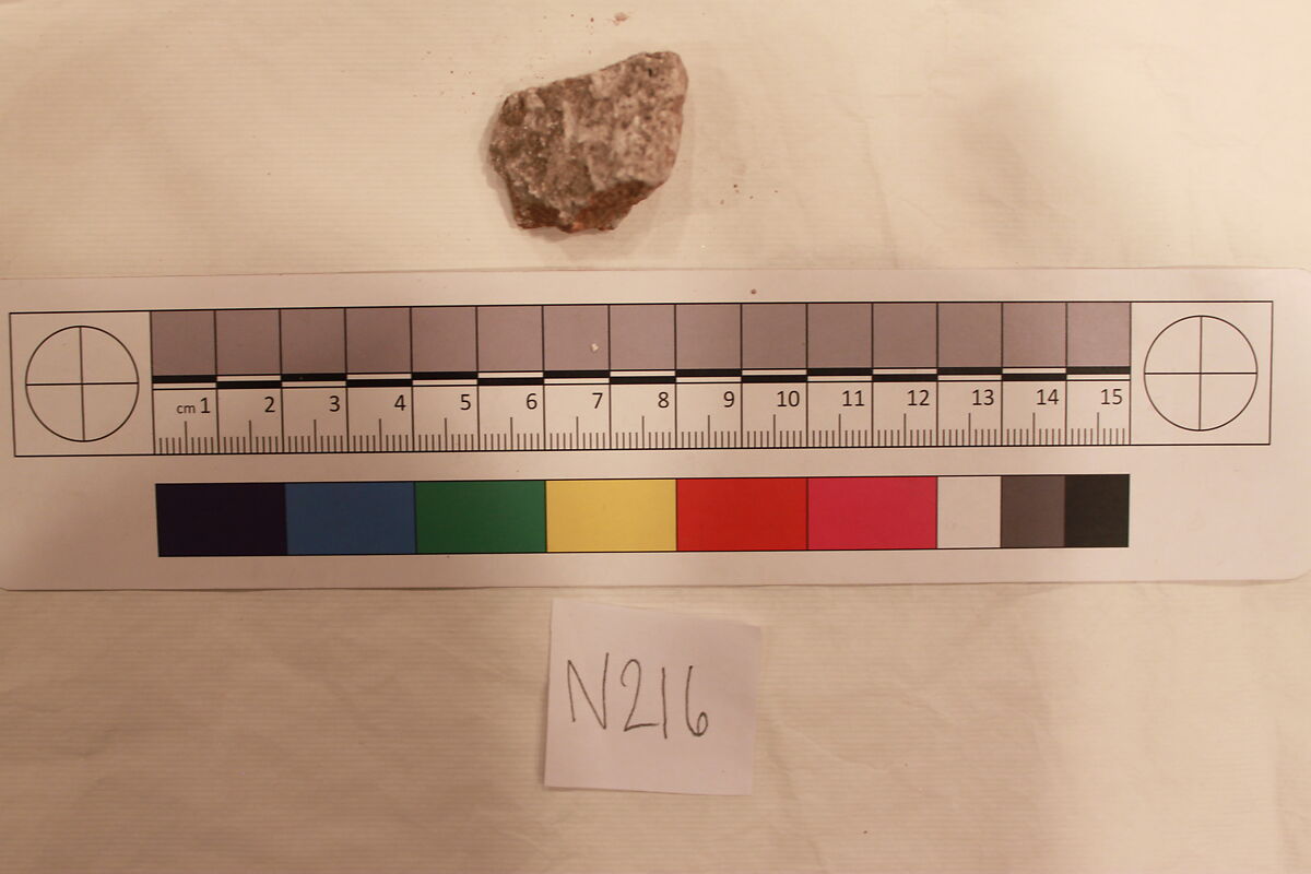 Stucco Fragment, Stucco; carved 