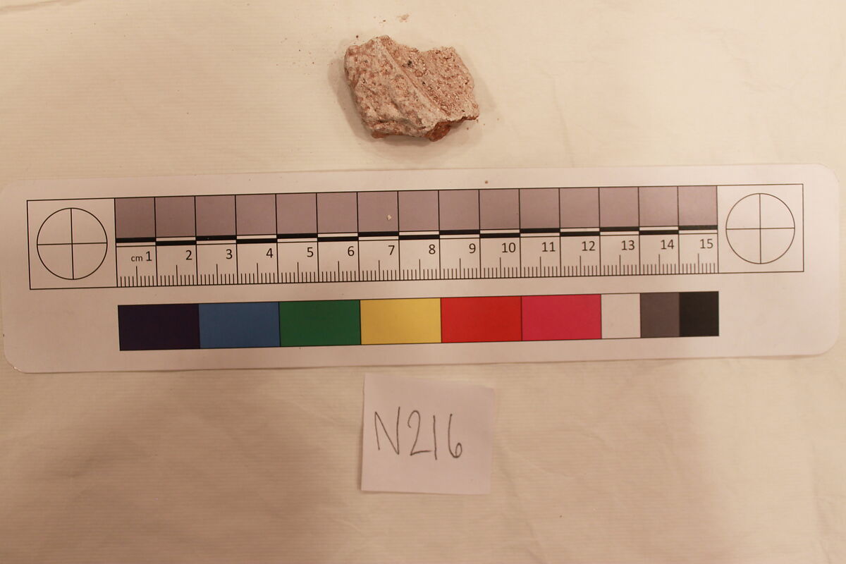 Stucco Fragment, Stucco; carved