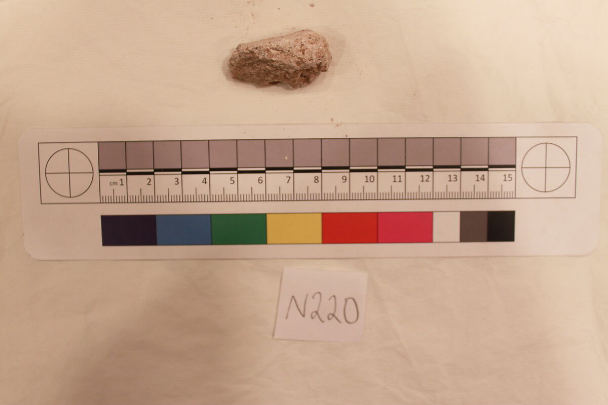 Stucco Fragment, Stucco; carved