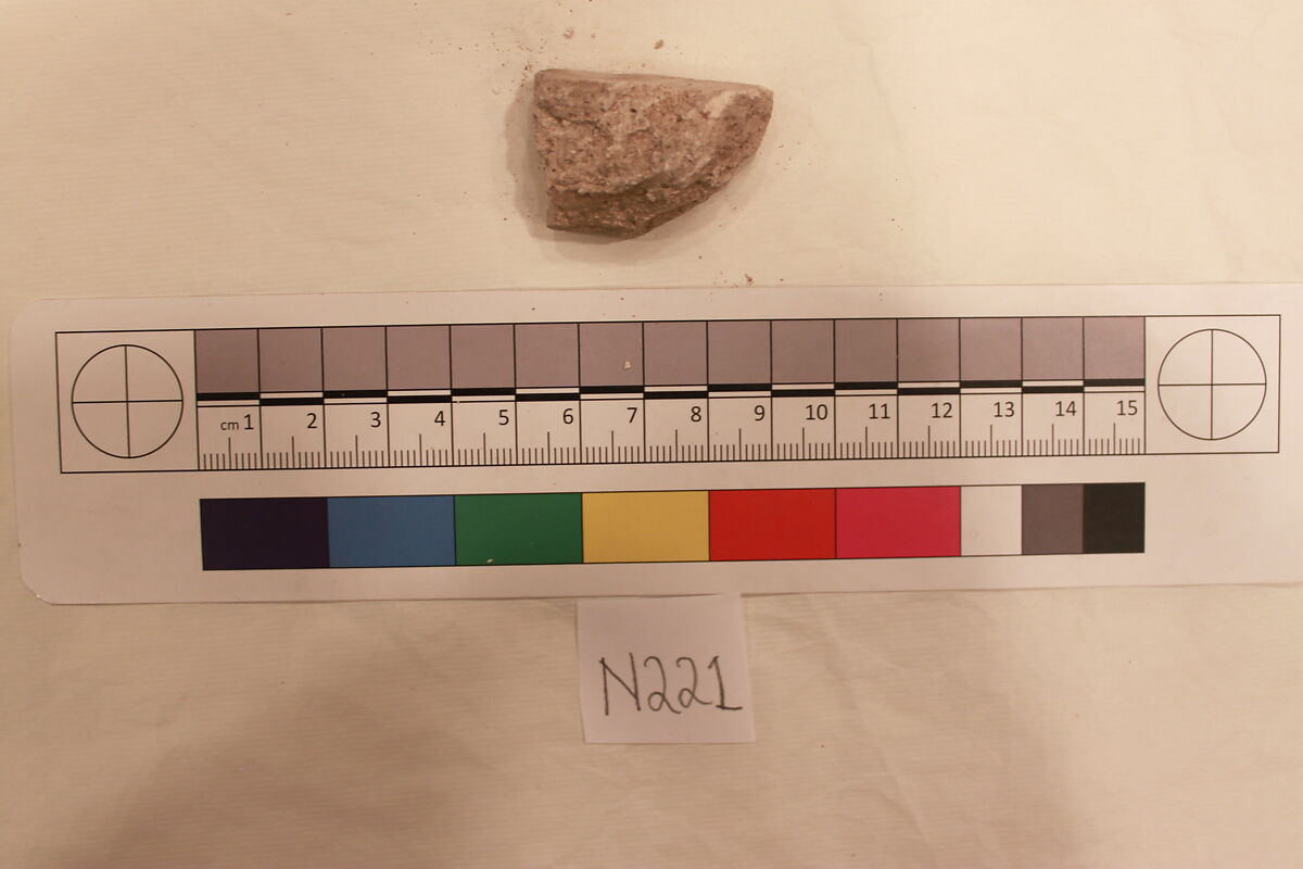 Stucco Fragment, Stucco; carved