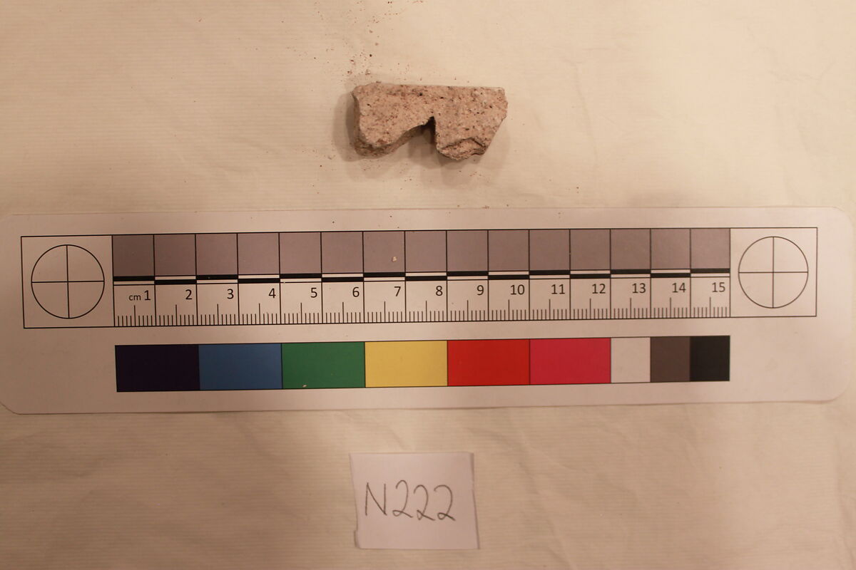 Stucco Fragment, Stucco; carved