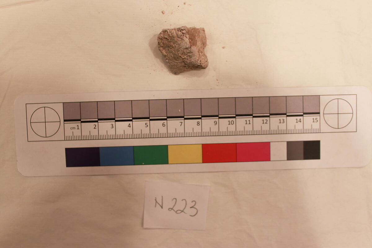 Stucco Fragment, Stucco; carved