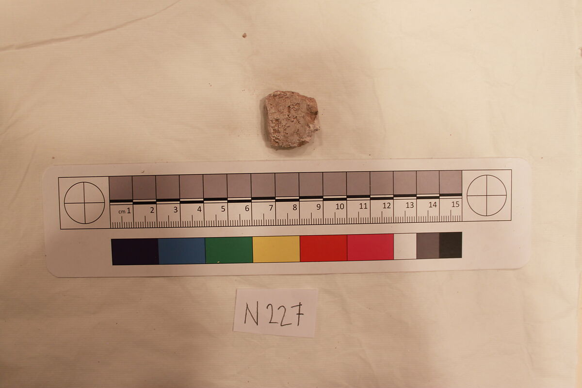 Stucco Fragment, Stucco; carved