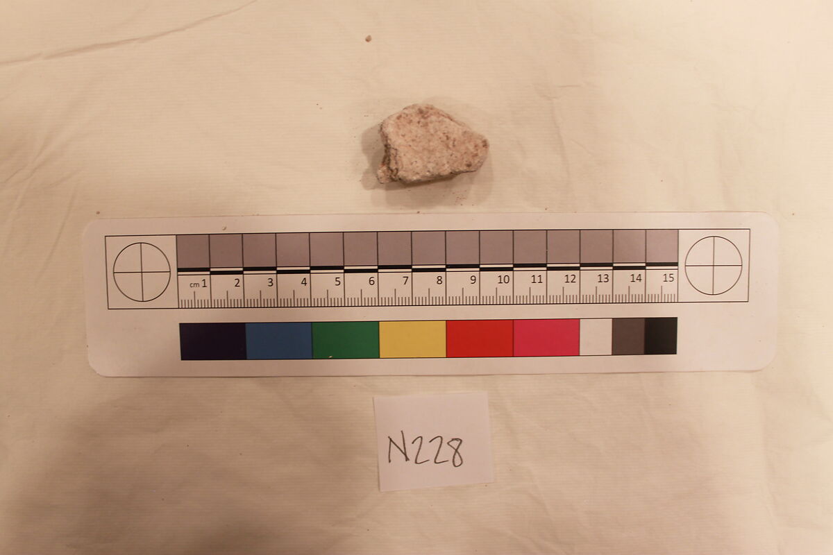 Stucco Fragment, Stucco; carved
