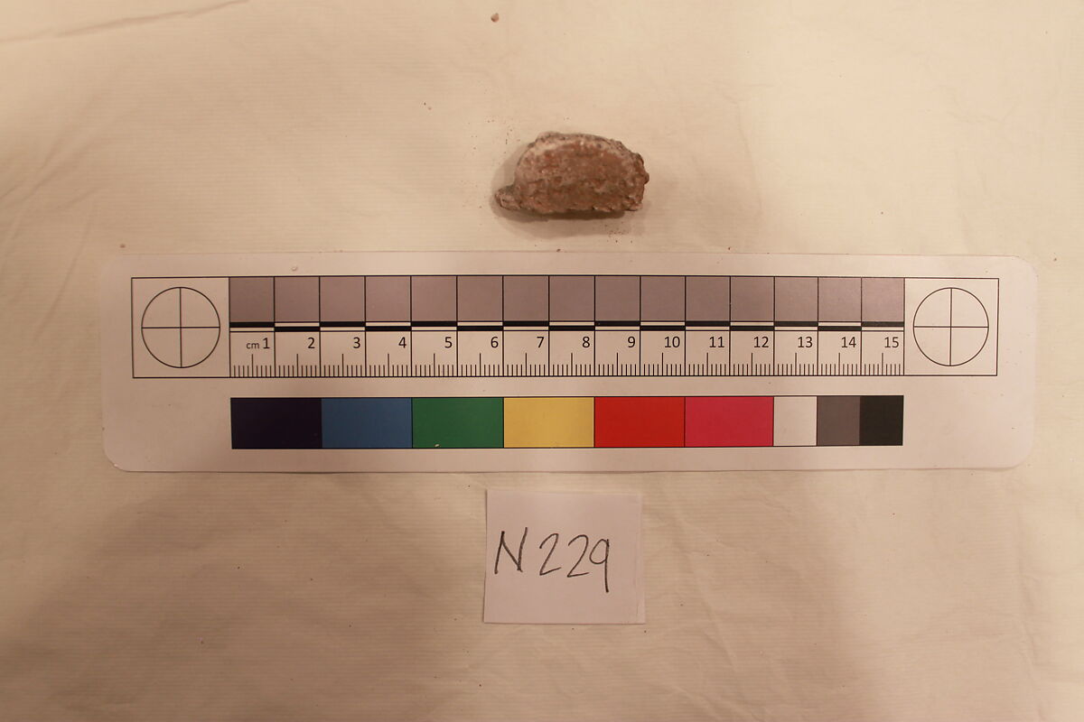 Stucco Fragment, Stucco; carved 
