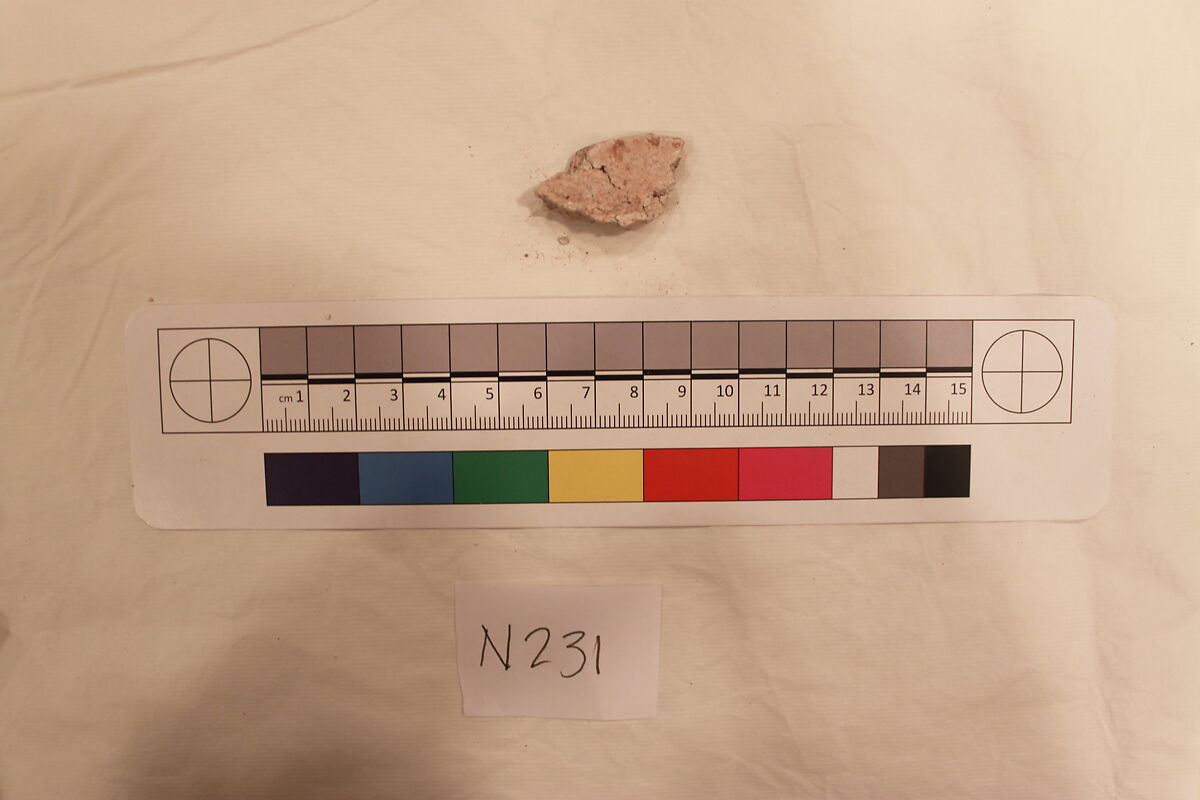 Stucco Fragment, Stucco; carved