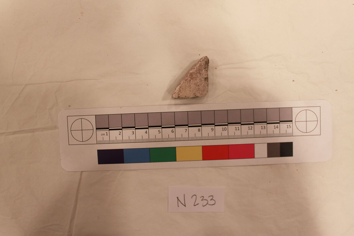 Stucco Fragment, Stucco; carved