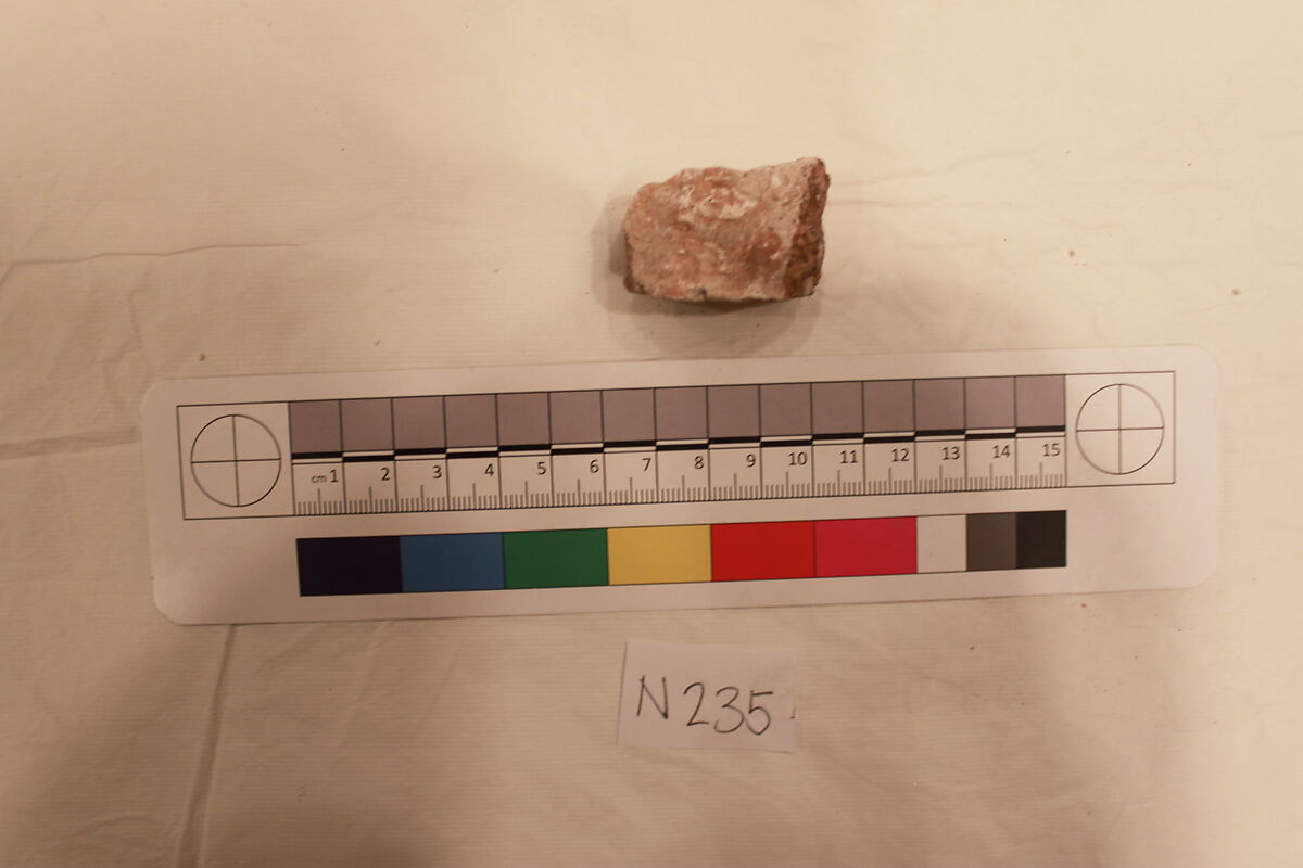 Stucco Fragment, Stucco; carved