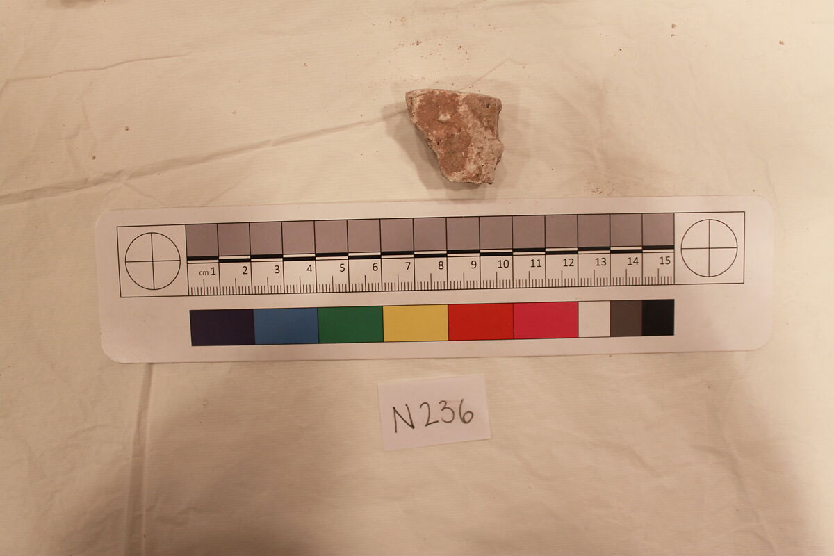 Stucco Fragment, Stucco; carved