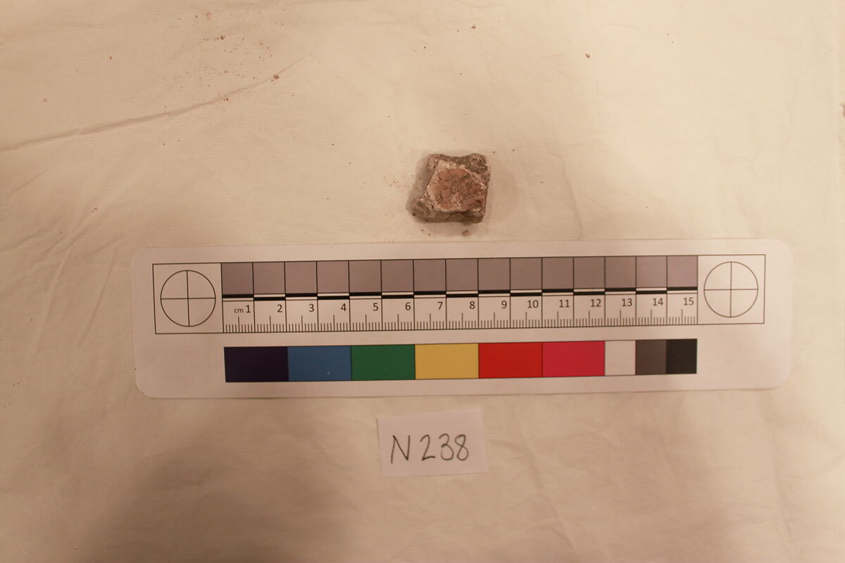 Stucco Fragment, Stucco; carved