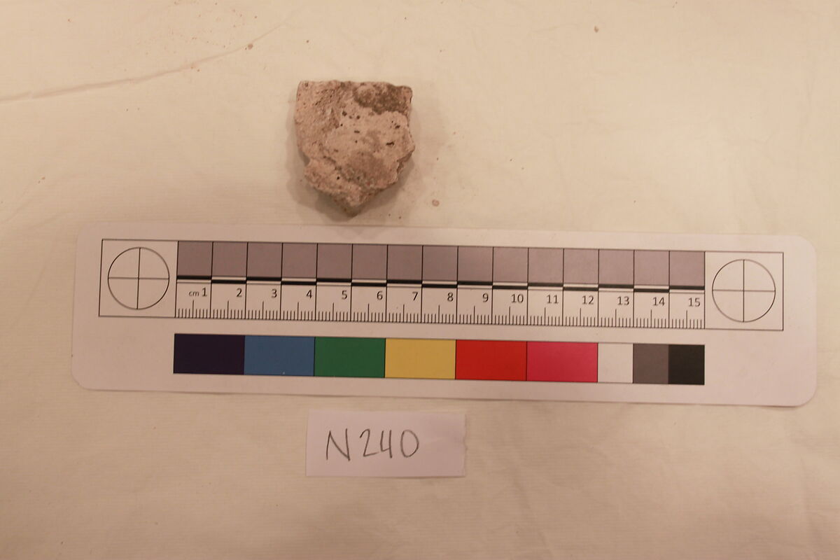 Stucco Fragment, Stucco; carved