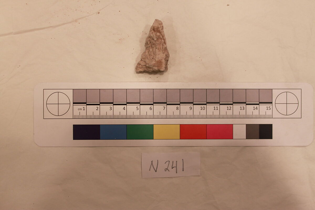 Stucco Fragment, Stucco; carved