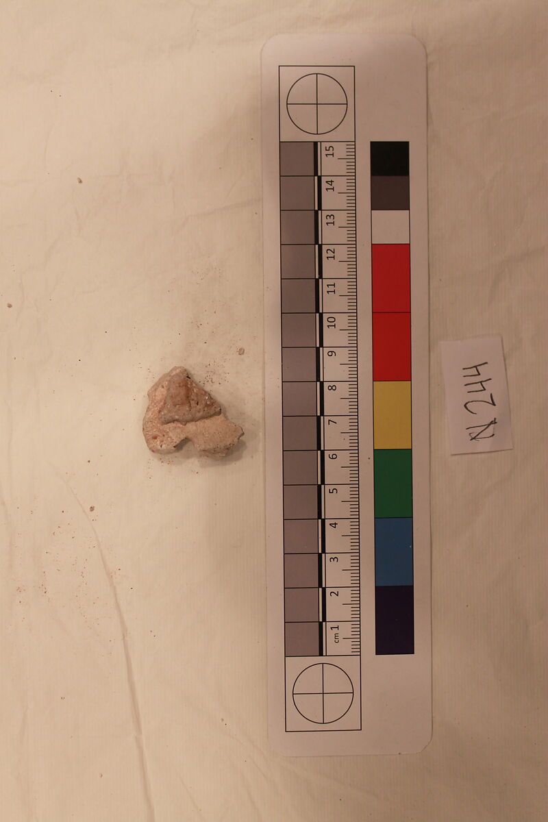 Stucco Fragment, Stucco; carved